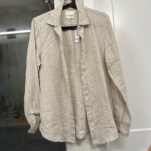 J.Crew Baird McNutt Flax women’s button down